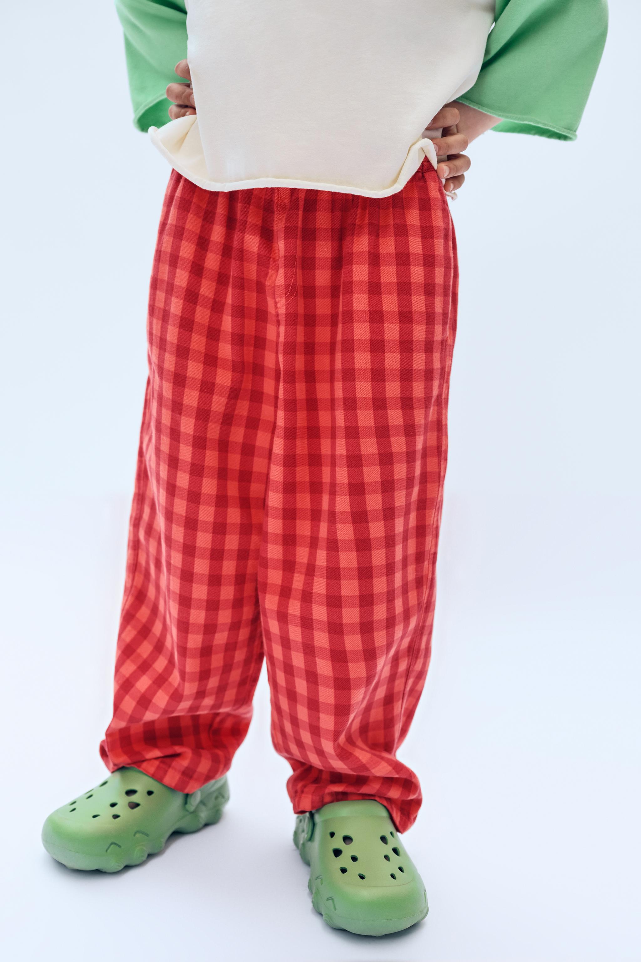 2-14 YEARS / LIMITED EDITION GINGHAM BAGGY PANTS